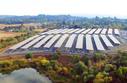 North California theme park driven by 7. 5-MW Solar carport system