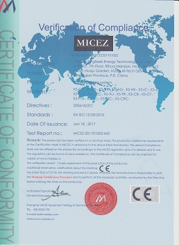 CE certificate