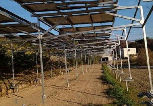Farm Shed Photovoltaic Aluminum Bracket In Japan 362.88 kw